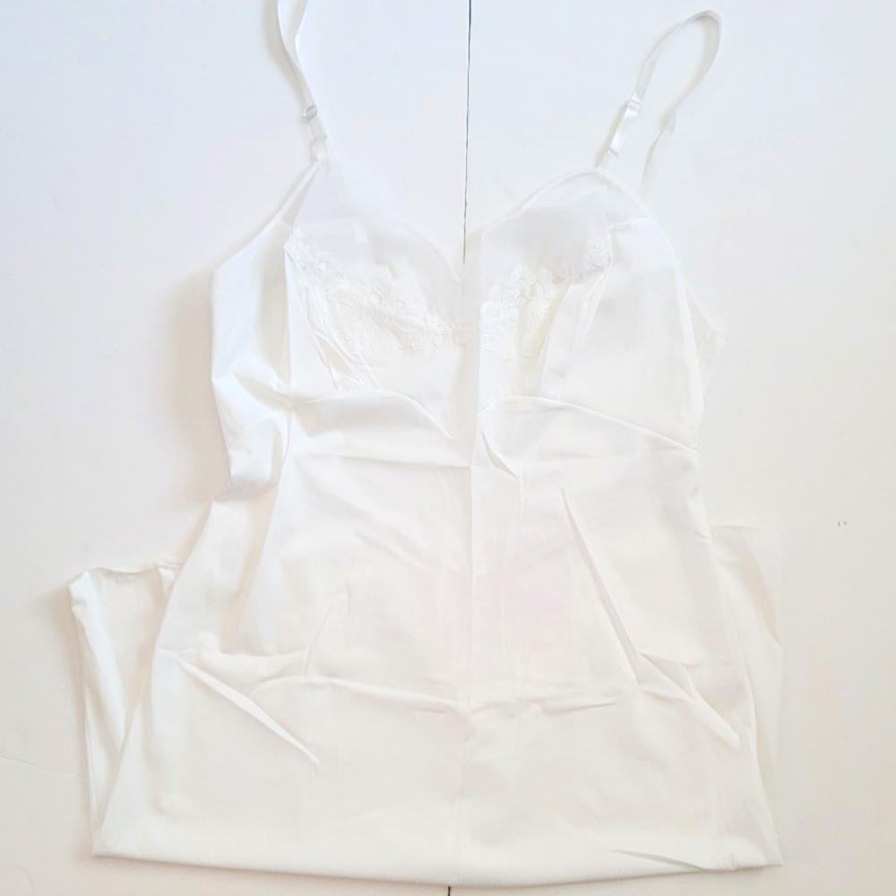 Vintage White Lace Slip